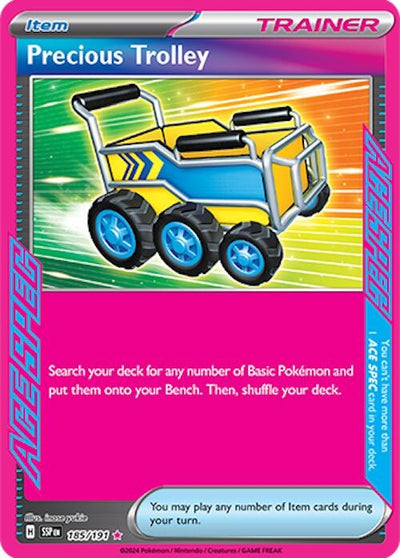 Image for Precious Trolley (SV08: Surging Sparks) (185/191) - Pokemon