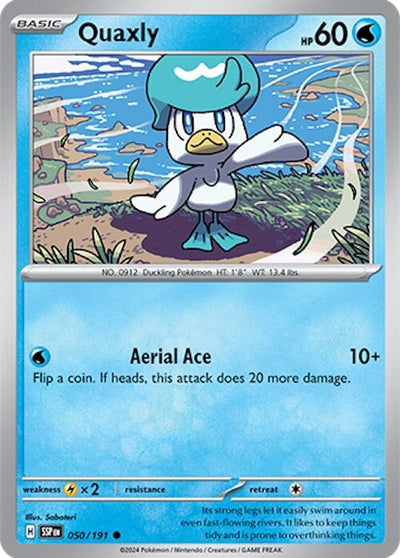 Image for Quaxly (SV08: Surging Sparks) (050/191) - Pokemon
