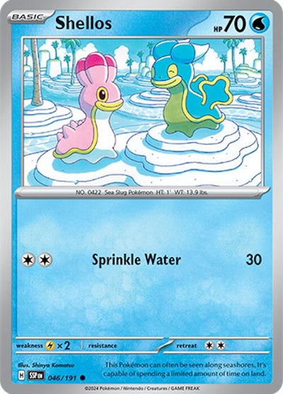 Image for Shellos (SV08: Surging Sparks) (046/191) - Pokemon