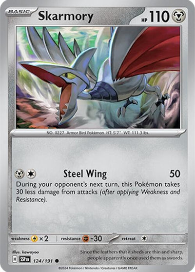 Image for Skarmory (SV08: Surging Sparks) (124/191) - Pokemon