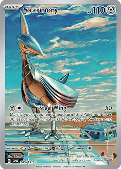 Image for Skarmory (SV08: Surging Sparks) (209/191) - Pokemon