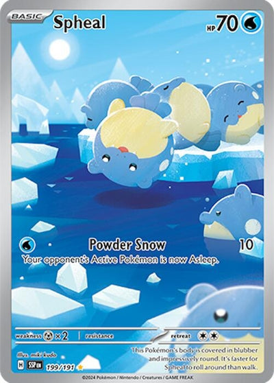 Image for Spheal (SV08: Surging Sparks) (199/191) - Pokemon