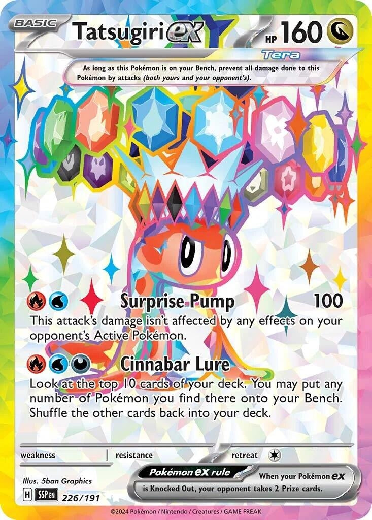Image for Tatsugiri ex (SV08: Surging Sparks) (226/191) - Pokemon