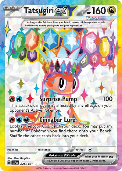 Image for Tatsugiri ex (SV08: Surging Sparks) (226/191) - Pokemon