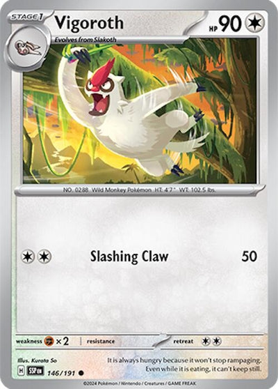 Image for Vigoroth (SV08: Surging Sparks) (146/191) - Pokemon