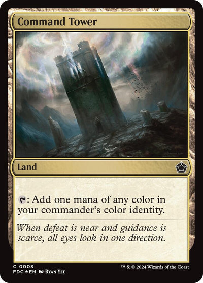 Image for Command Tower (Commander: Foundations) (3) - Magic: The Gathering