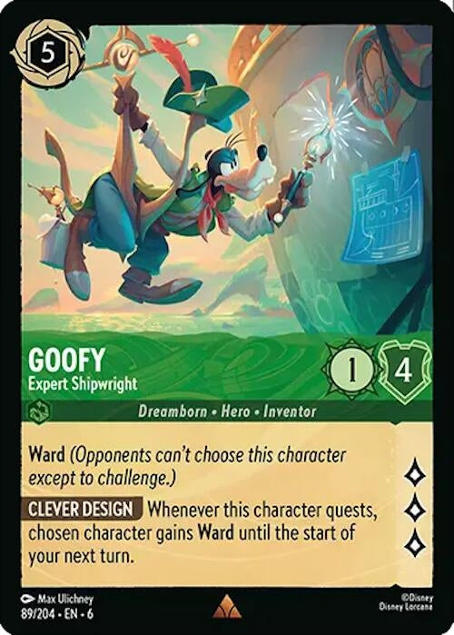 Image for Goofy - Expert Shipwright (Azurite Sea) (89/204) - Disney Lorcana