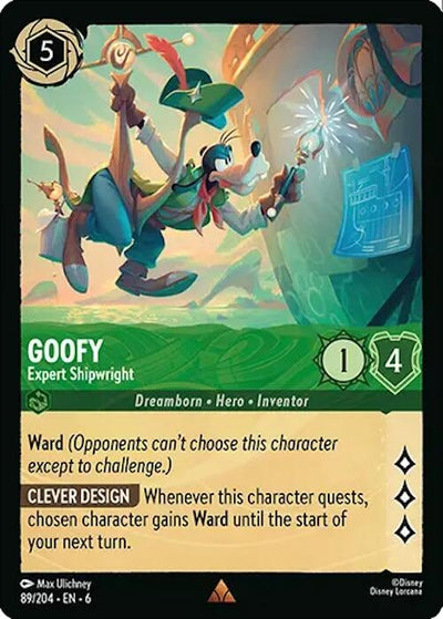 Image for Goofy - Expert Shipwright (Azurite Sea) (89/204) - Disney Lorcana