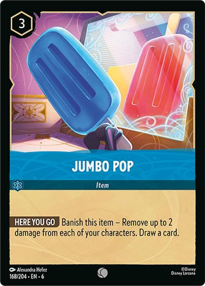 Image for Jumbo Pop (Azurite Sea) (168/204) - Disney Lorcana