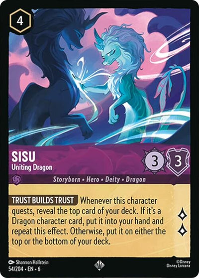 Image for Sisu - Uniting Dragon (Azurite Sea) (54/204) - Disney Lorcana