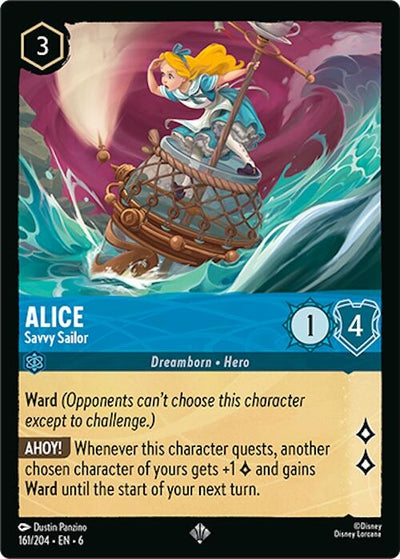 Image for Alice - Savvy Sailor (Azurite Sea) (161/204) - Disney Lorcana
