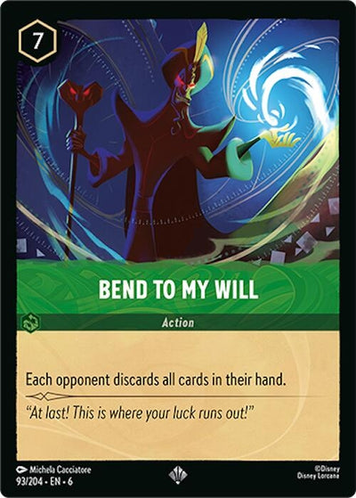 Image for Bend to My Will (Azurite Sea) (93/204) - Disney Lorcana