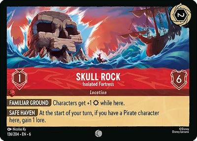 Image for Skull Rock - Isolated Fortress (Azurite Sea) (136/204) - Disney Lorcana