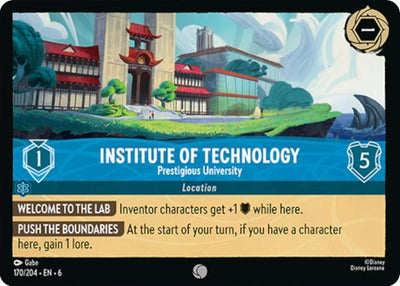 Image for Institute of Technology - Prestigious University (Azurite Sea) (170/204) - Disney Lorcana