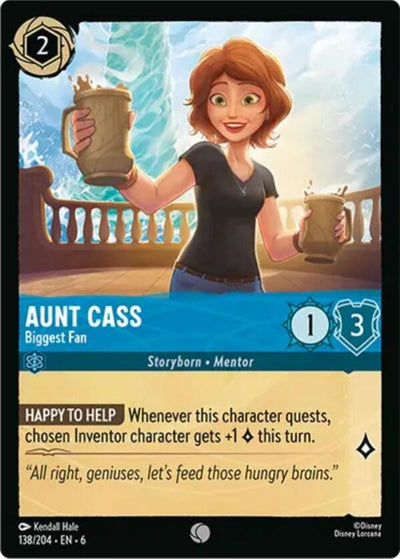 Image for Aunt Cass - Biggest Fan (Azurite Sea) (138/204) - Disney Lorcana