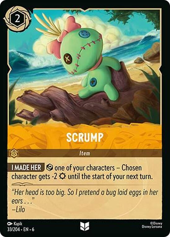 Image for Scrump (Azurite Sea) (33/204) - Disney Lorcana