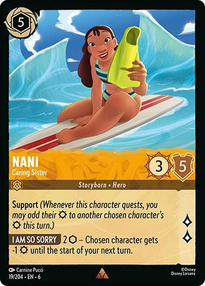 Image for Nani - Caring Sister (Azurite Sea) (19/204) - Disney Lorcana