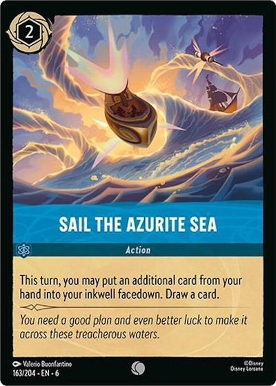 Image for Sail the Azurite Sea (Azurite Sea) (163/204) - Disney Lorcana