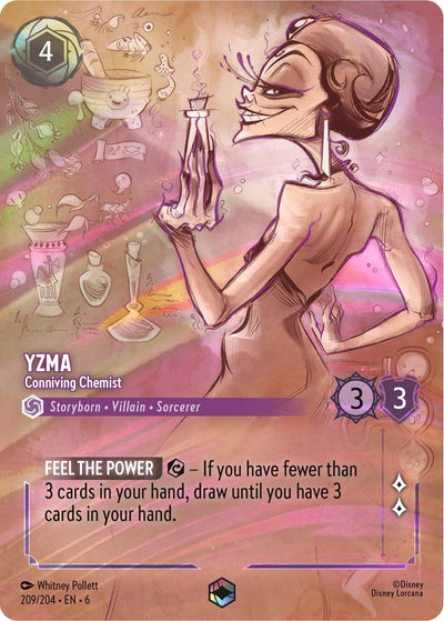 Image for Yzma - Conniving Chemist (Enchanted) (Azurite Sea) (209/204) - Disney Lorcana