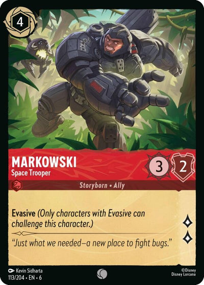 Image for Markowski - Space Trooper (Azurite Sea) (113/204) - Disney Lorcana