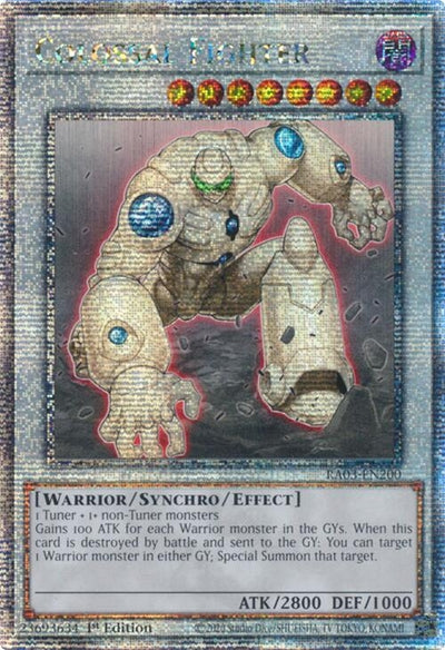 Image for Colossal Fighter (Quarter Century Secret Rare) (Quarter Century Bonanza) (RA03-EN200) - YuGiOh