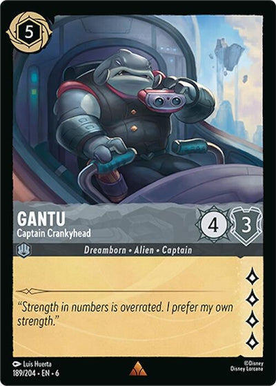Image for Gantu - Captain Crankyhead (Azurite Sea) (189/204) - Disney Lorcana