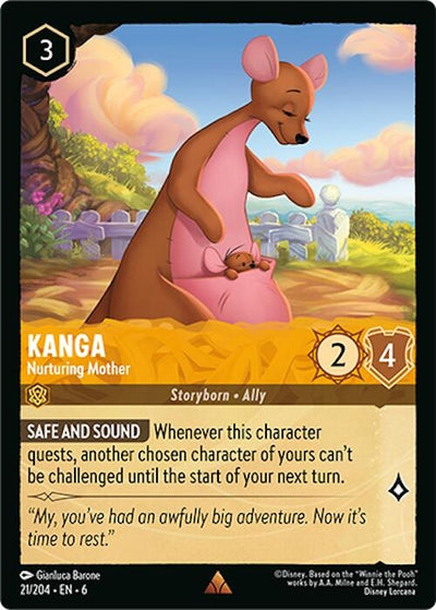Image for Kanga - Nurturing Mother (Azurite Sea) (21/204) - Disney Lorcana