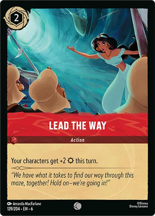 Image for Lead the Way (Azurite Sea) (129/204) - Disney Lorcana