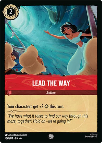 Image for Lead the Way (Azurite Sea) (129/204) - Disney Lorcana