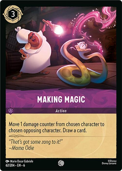 Image for Making Magic (Azurite Sea) (62/204) - Disney Lorcana
