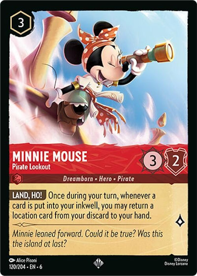 Image for Minnie Mouse - Pirate Lookout (Azurite Sea) (120/204) - Disney Lorcana