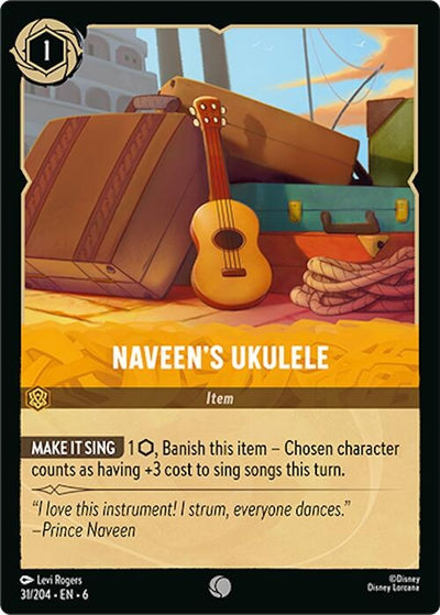 Image for Naveen's Ukulele (Azurite Sea) (31/204) - Disney Lorcana