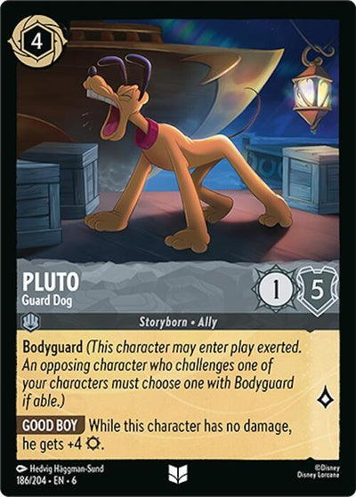 Image for Pluto - Guard Dog (Azurite Sea) (186/204) - Disney Lorcana
