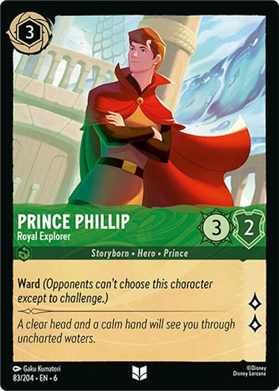 Image for Prince Phillip - Royal Explorer (Azurite Sea) (83/204) - Disney Lorcana