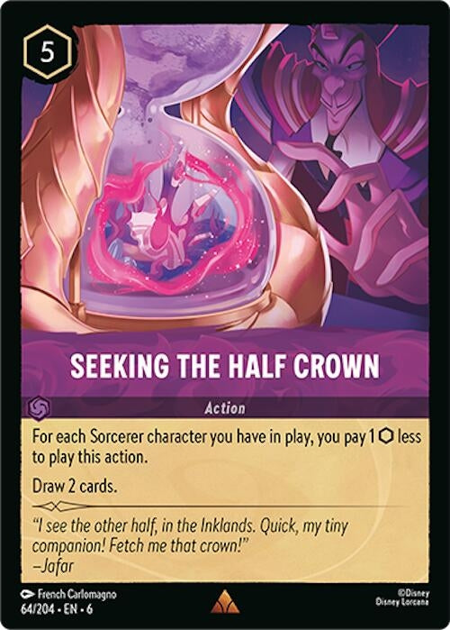 Image for Seeking the Half Crown (Azurite Sea) (64/204) - Disney Lorcana