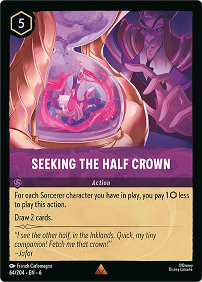 Image for Seeking the Half Crown (Azurite Sea) (64/204) - Disney Lorcana