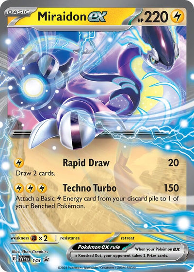 Image for Miraidon ex - 143 (SV: Scarlet & Violet Promo Cards) (143) - Pokemon
