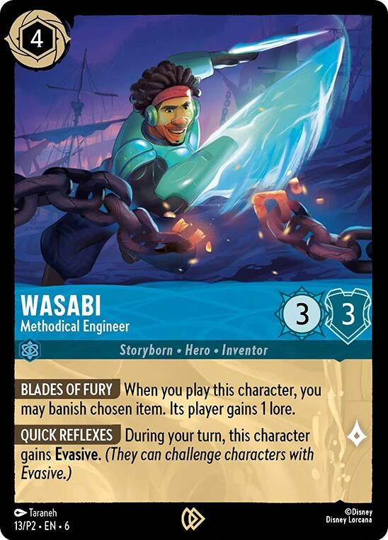 Image for Wasabi - Methodical Engineer (Disney Lorcana Promo Cards) (13) - Disney Lorcana