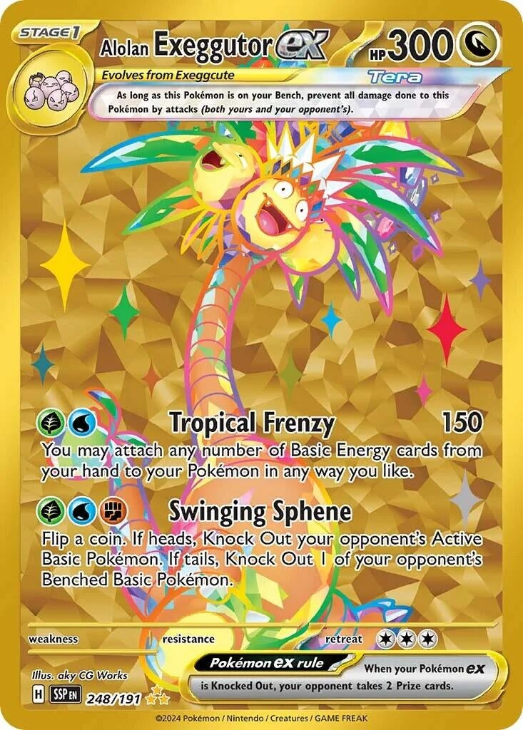 Image for Alolan Exeggutor ex (SV08: Surging Sparks) (248/191) - Pokemon