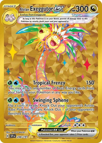 Image for Alolan Exeggutor ex (SV08: Surging Sparks) (248/191) - Pokemon