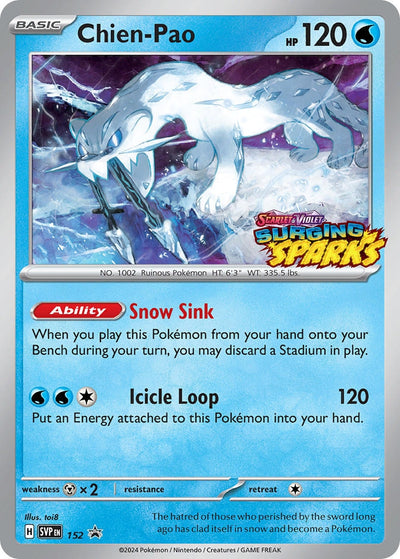 Image for Chien-Pao - 152 (SV: Scarlet & Violet Promo Cards) (152) - Pokemon
