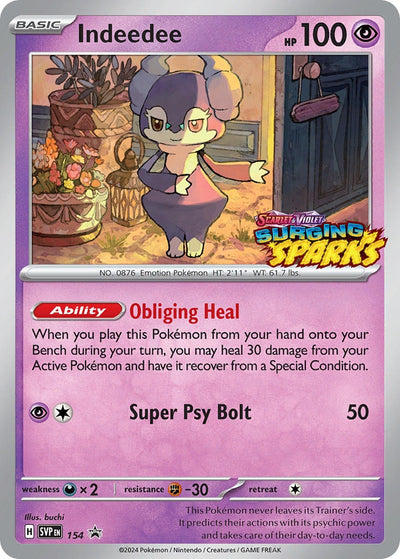 Image for Indeedee - 154 (SV: Scarlet & Violet Promo Cards) (154) - Pokemon