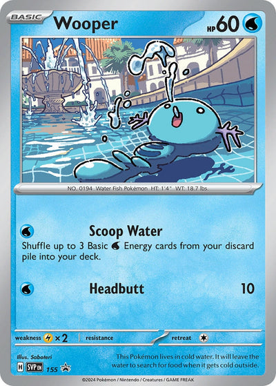Image for Wooper - 155 (SV: Scarlet & Violet Promo Cards) (155) - Pokemon