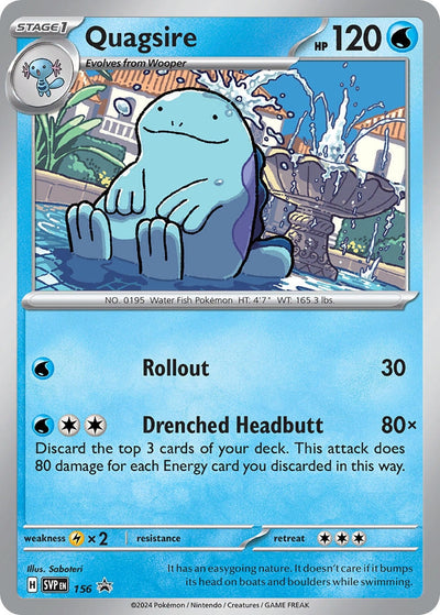 Image for Quagsire - 156 (SV: Scarlet & Violet Promo Cards) (156) - Pokemon