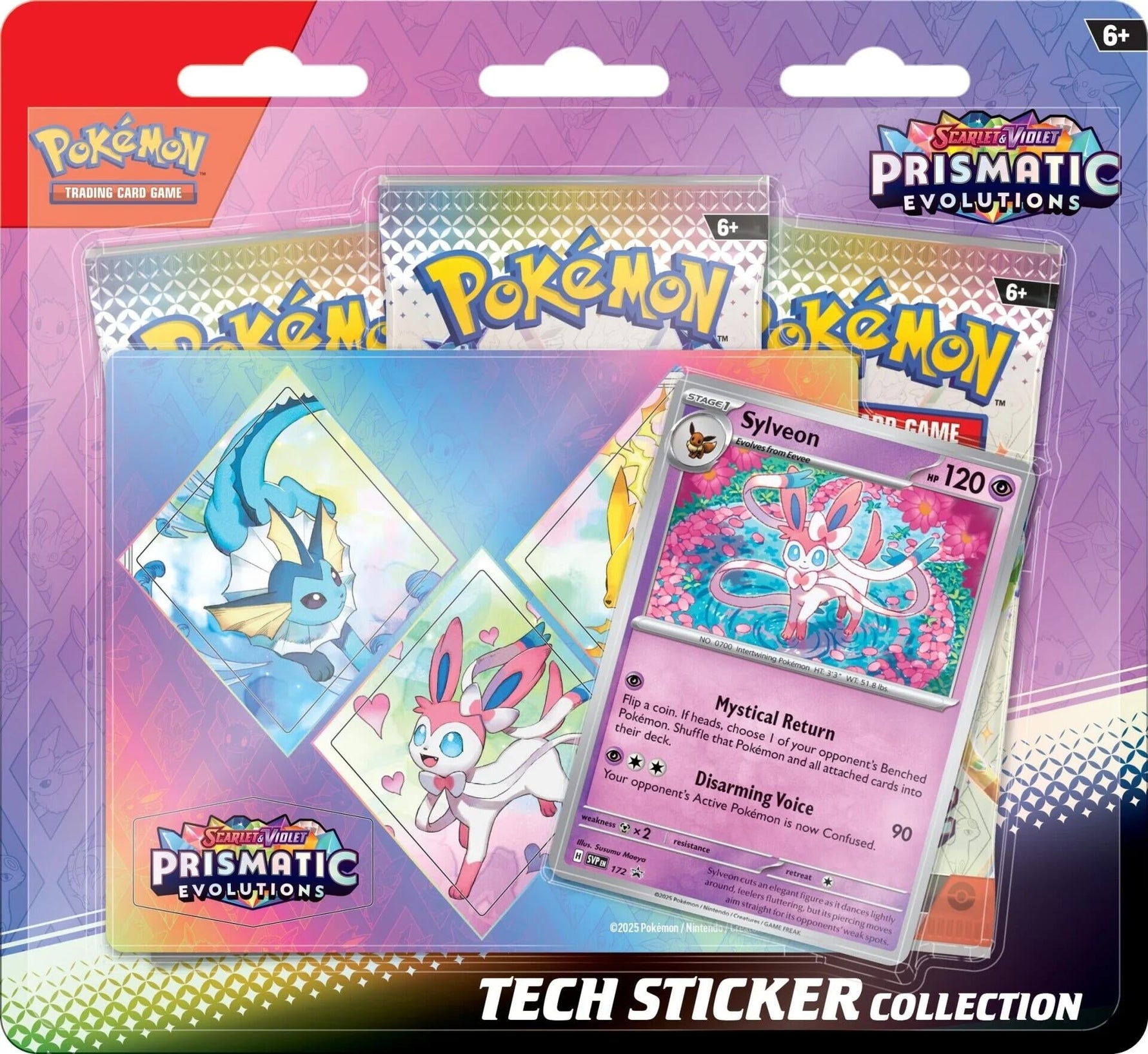 Prismatic Evolutions Tech Sticker Collection [Sylveon] (PRE)