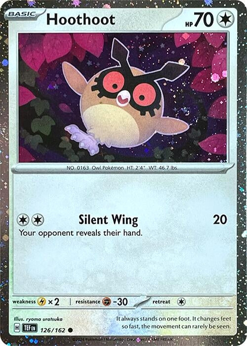 Image for Hoothoot - 126 (Cosmos Holo) (SV: Scarlet & Violet Promo Cards) (126/162) - Pokemon