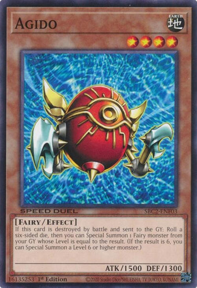 Image for Agido (Speed Duel: Battle City Finals) (SBC2-ENF03) - YuGiOh