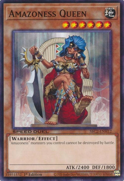 Image for Amazoness Queen (Speed Duel: Battle City Finals) (SBC2-ENH12) - YuGiOh