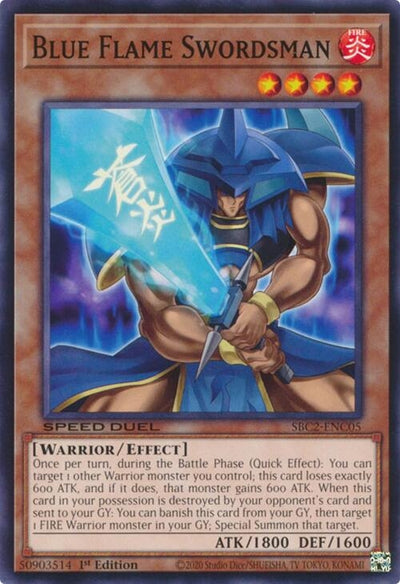 Image for Blue Flame Swordsman (Speed Duel: Battle City Finals) (SBC2-ENC05) - YuGiOh