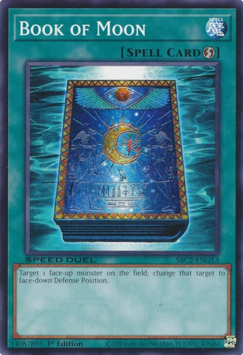 Image for Book of Moon (Speed Duel: Battle City Finals) (SBC2-ENG13) - YuGiOh